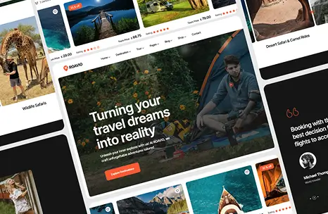 Tour & Travel Booking WordPress Website